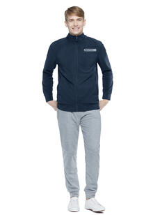 TUTA UOMO PILE FULL ZIP GARZATA 