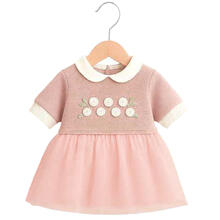 VESTINA SMACCHINATA DI COTONE NEONATA 