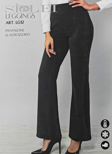 pantalone-donna-new-look-tartan-vita-alta