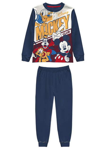 pigiama-bimbo-felpa-mickey