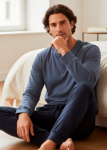 pigiama-uomo-maglia-in-costina-pantaloni-caldo-cotone