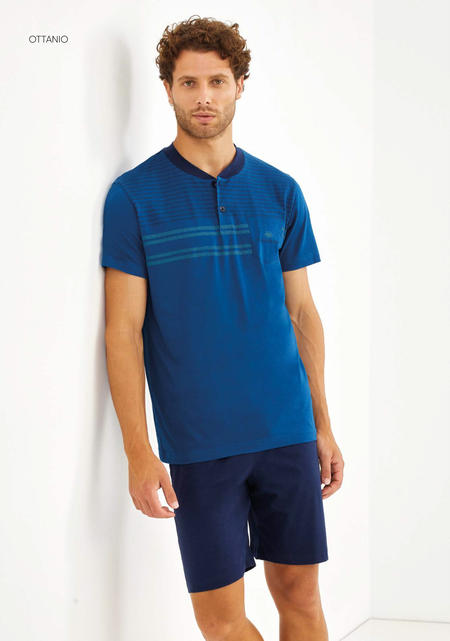 pigiama-uomo-mezza-manica-pantaloncino--calibrato