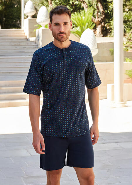 pigiama-uomo-mezza-manica-pantaloncino-65993