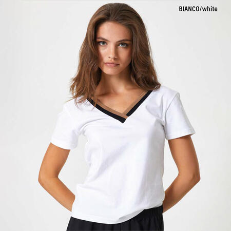 t-shirt-donna-scollo-a-v-con-bordino-bicolore