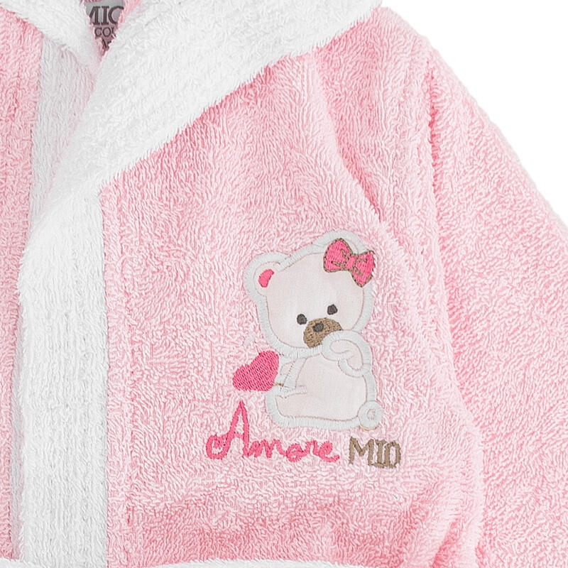 ACCAPPATOIO NEONATO CON MANICHE SPUGNA 330GR  Gruppo Maccarrone Ingrosso Abbilgiamento e Biancheria