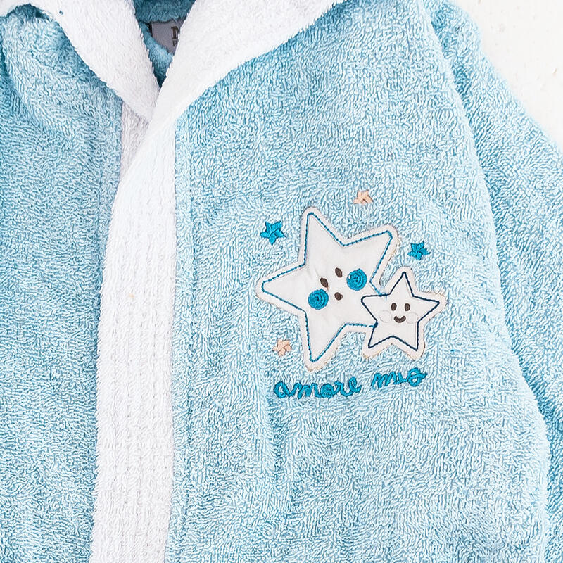 ACCAPPATOIO NEONATO CON MANICHE SPUGNA 330GR  Gruppo Maccarrone Ingrosso Abbilgiamento e Biancheria