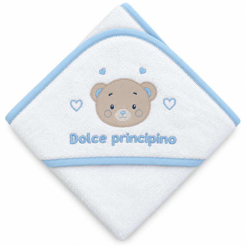 ACCAPPATOIO NEONATO TRIANGOLO SPUGNA IDROFILA 75X75 CM Gruppo Maccarrone Ingrosso Abbilgiamento e Biancheria