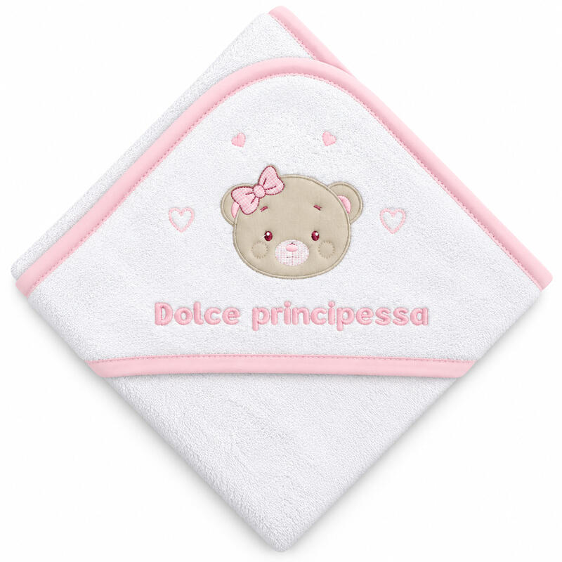 ACCAPPATOIO NEONATO TRIANGOLO SPUGNA IDROFILA 75X75 CM Gruppo Maccarrone Ingrosso Abbilgiamento e Biancheria
