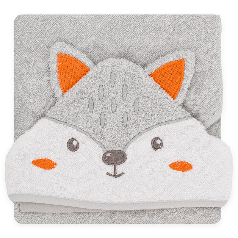 ACCAPPATOIO TRIANGOLO NEONATO IN SPUGNA DIS VOLPE  Gruppo Maccarrone Ingrosso Abbilgiamento e Biancheria