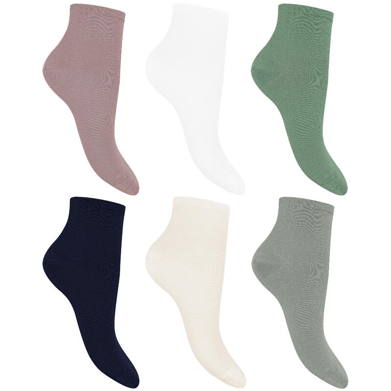 CALZINO CORTO DONNA COTONE BAMBOO 3PACK Gruppo Maccarrone Ingrosso Abbilgiamento e Biancheria