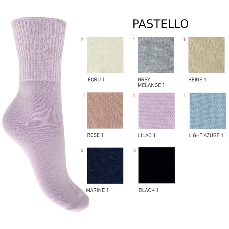 CALZINO DONNA SOFT SUPER CALDO CON RISVOLTINA Gruppo Maccarrone Ingrosso Abbilgiamento e Biancheria