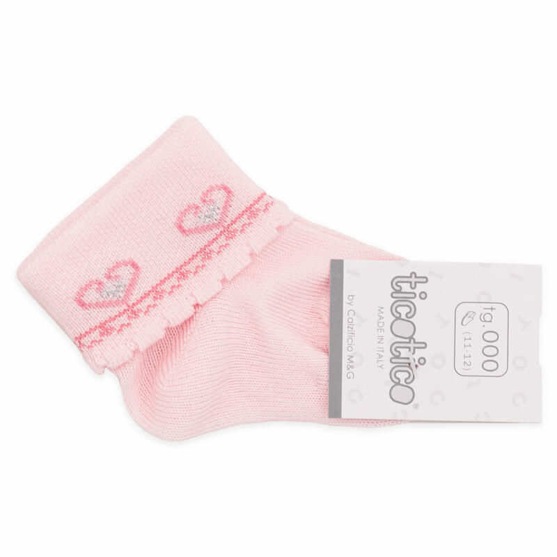 CALZINO NEONATA CORTO 100% COTONE Gruppo Maccarrone Ingrosso Abbilgiamento e Biancheria