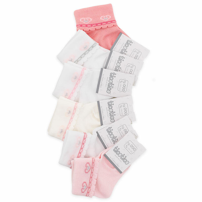 CALZINO NEONATA CORTO 100% COTONE Gruppo Maccarrone Ingrosso Abbilgiamento e Biancheria