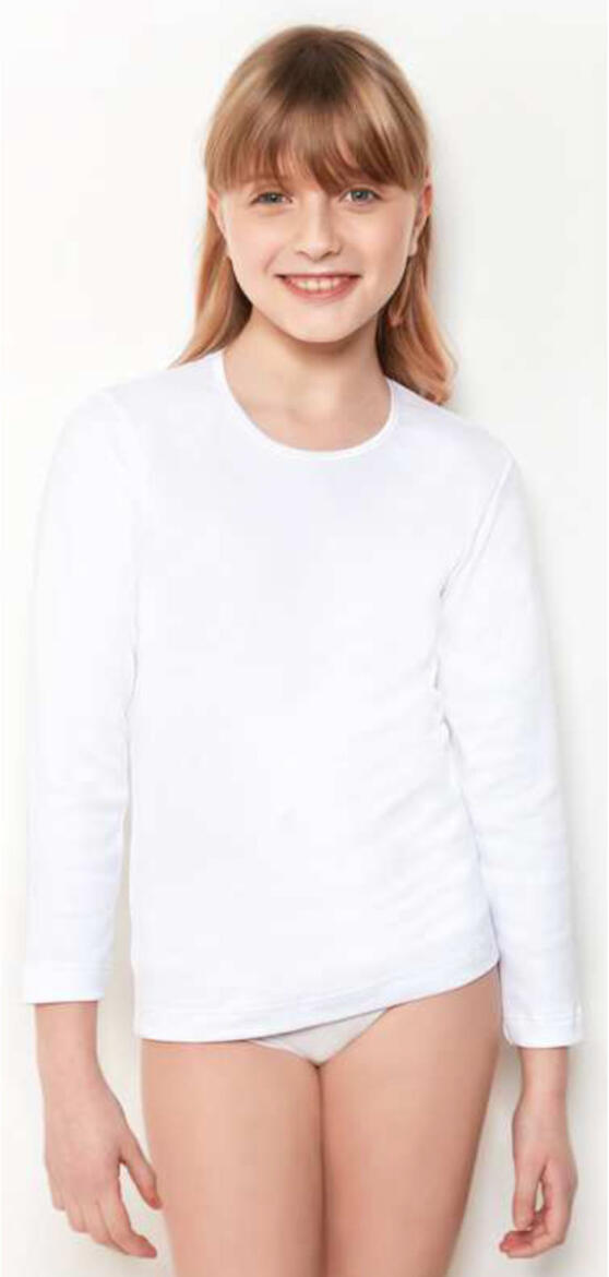 CAMICIOLA BIMBA MANICA LUNGA COTONE FELPATO Gruppo Maccarrone Ingrosso Abbilgiamento e Biancheria