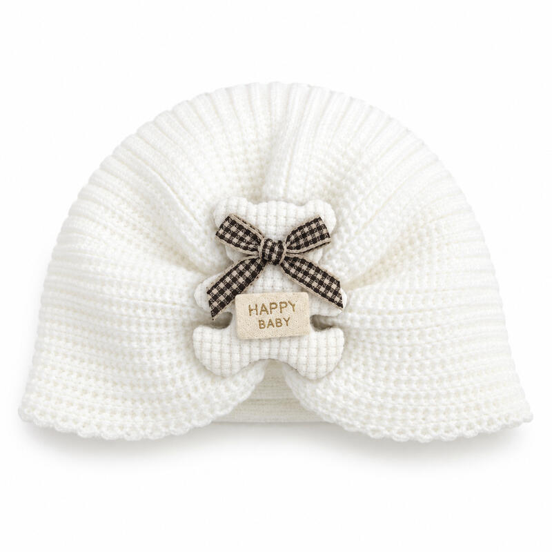 CAPPELLINO NEONATA MODELLO TURBANTE MADE IN ITALY Gruppo Maccarrone Ingrosso Abbilgiamento e Biancheria