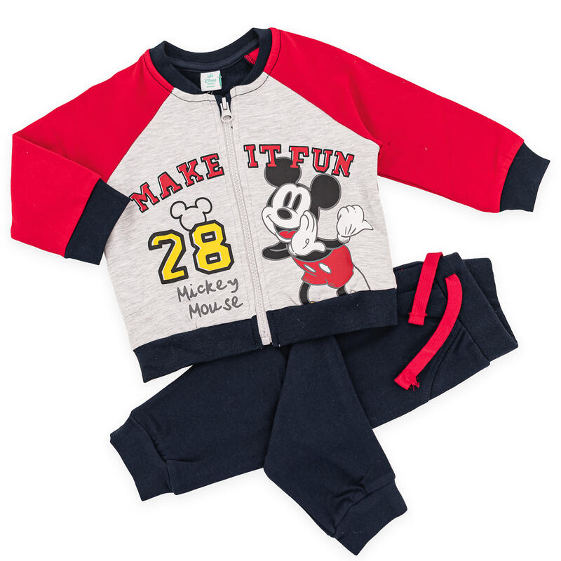 COMPLETO FELPA CON ZIP MICKEY  Gruppo Maccarrone Ingrosso Abbilgiamento e Biancheria