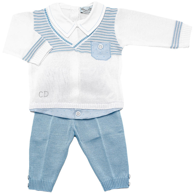COMPLETO IN FILO DI COTONE PRIMA NASCITA - Catalogo Ingrosso Abbigliamento  e Biancheria | Gruppo Maccarrone