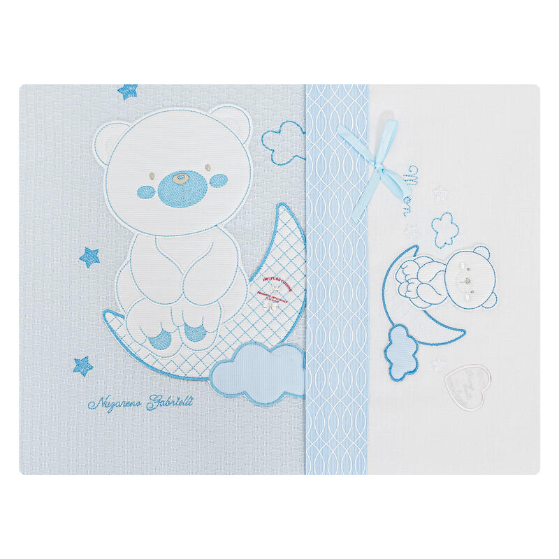 COMPRAR Tela Piqué Acolchada Celeste