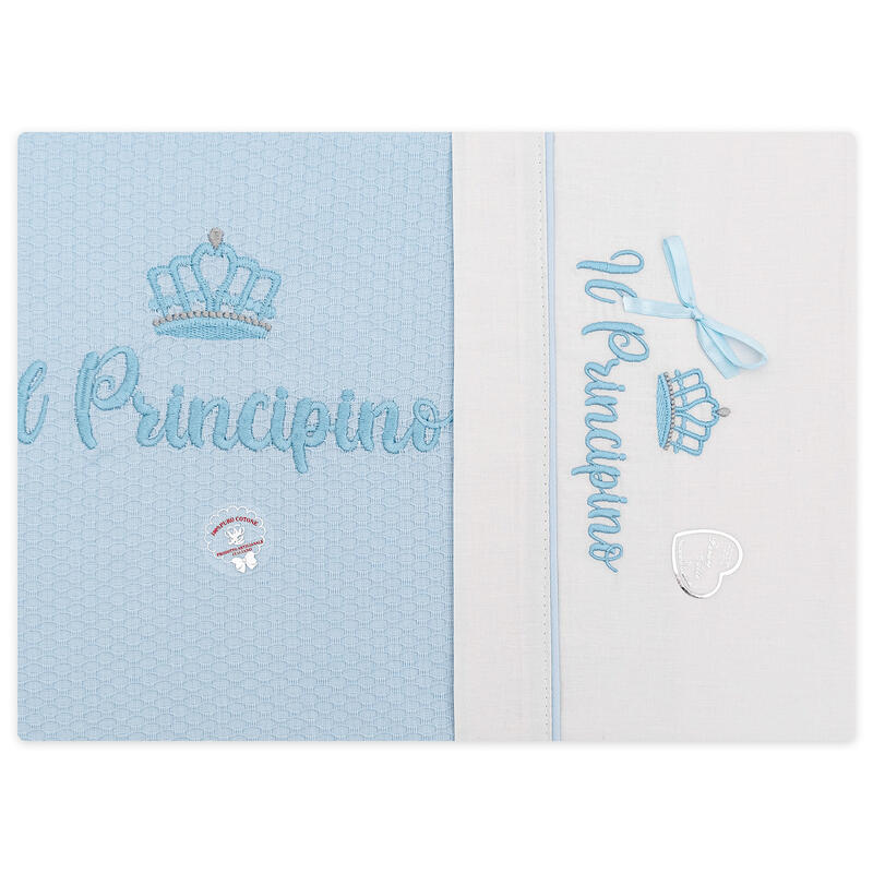 COMPOSE' CULLA NEONATO PIQUET 4 PEZZI Gruppo Maccarrone Ingrosso Abbilgiamento e Biancheria