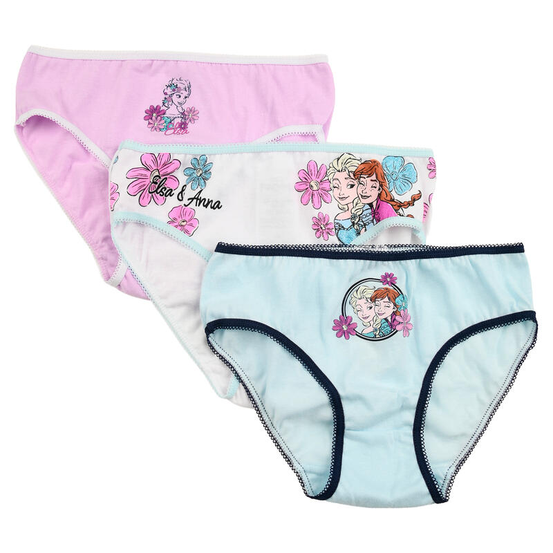 CONFEZIONE 3 PAIA SLIP BIMBA COTONE FROZEN Gruppo Maccarrone Ingrosso Abbilgiamento e Biancheria
