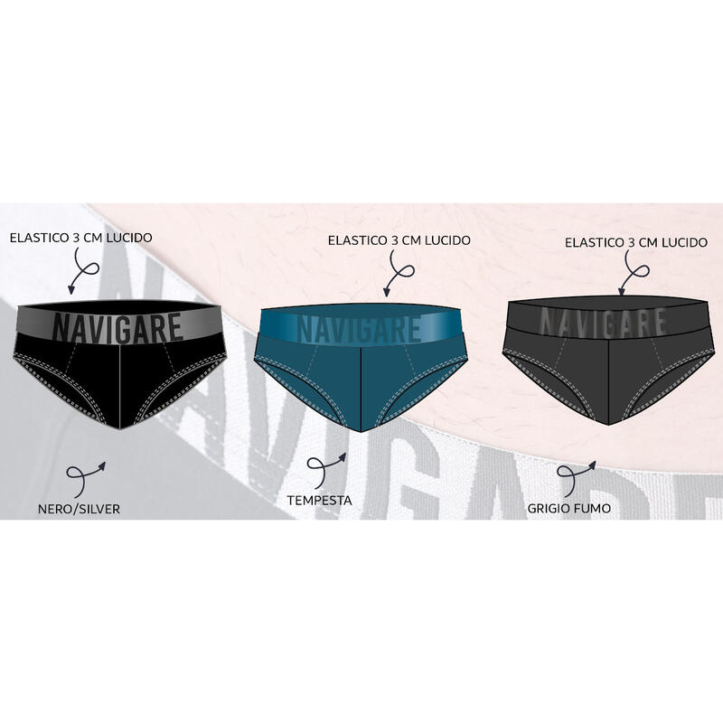 CONFEZIONE 3 PEZZI SLIP UOMO COTONE ELASTICIZZATO Gruppo Maccarrone Ingrosso Abbilgiamento e Biancheria