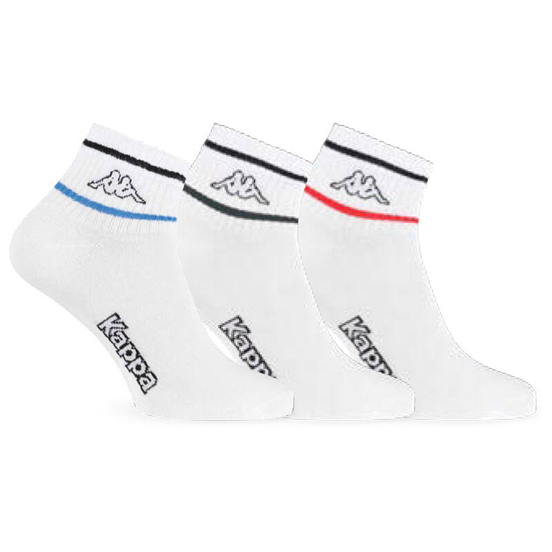 CONFEZIONE 3 PZ CALZINO UOMO CORTISSIMO CON LOGO KAPPA Gruppo Maccarrone Ingrosso Abbilgiamento e Biancheria