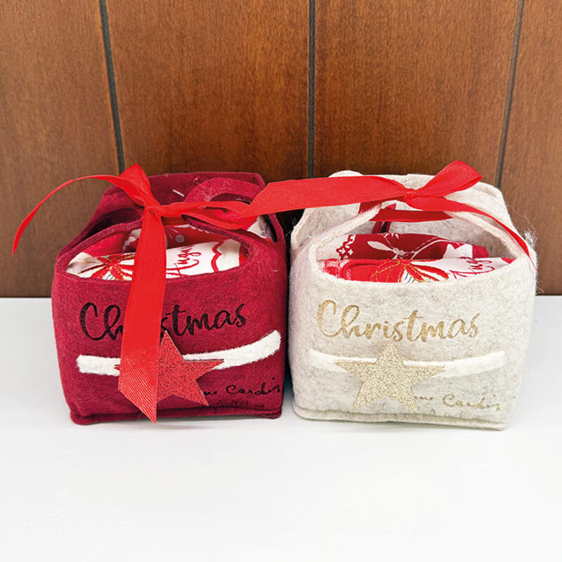 CONFEZIONE REGALO IN FELTRO SET 1+1 PRESINA+STROFINACCIO Gruppo Maccarrone Ingrosso Abbilgiamento e Biancheria