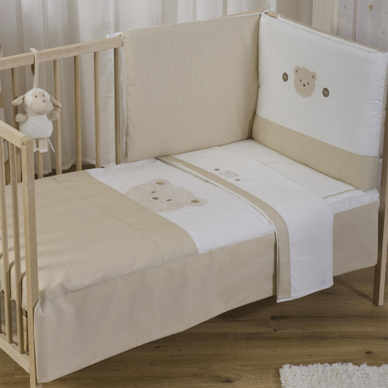 COORDINATO LETTINO 6 PEZZI RICAMATO PIUMONE CM 60X120 Gruppo Maccarrone Ingrosso Abbilgiamento e Biancheria