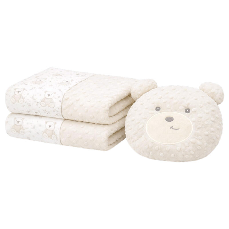 COPERTA CULLA PILE CON CUSCINO ORSETTO Gruppo Maccarrone Ingrosso Abbilgiamento e Biancheria