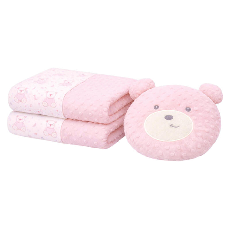 COPERTA CULLA PILE CON CUSCINO ORSETTO Gruppo Maccarrone Ingrosso Abbilgiamento e Biancheria
