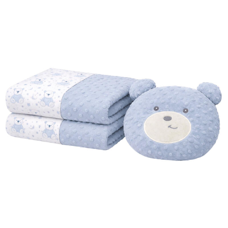 COPERTA CULLA PILE CON CUSCINO ORSETTO Gruppo Maccarrone Ingrosso Abbilgiamento e Biancheria