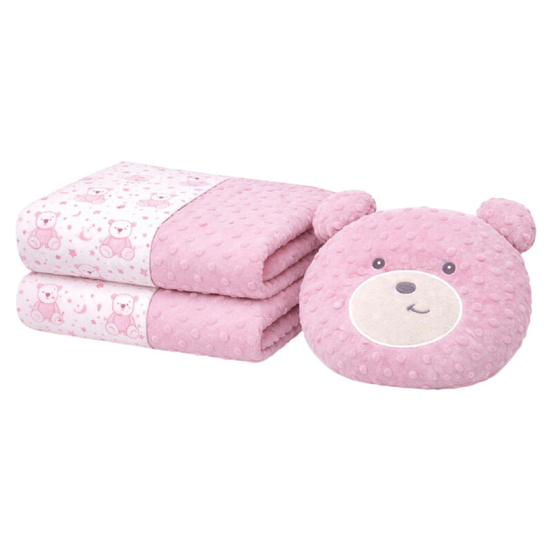 COPERTA CULLA PILE CON CUSCINO ORSETTO Gruppo Maccarrone Ingrosso Abbilgiamento e Biancheria
