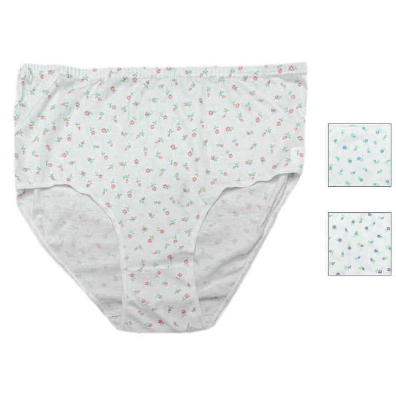 CULOTTA DONNA CLASSICA A FIORELLINI PURO COTONE Gruppo Maccarrone Ingrosso Abbilgiamento e Biancheria