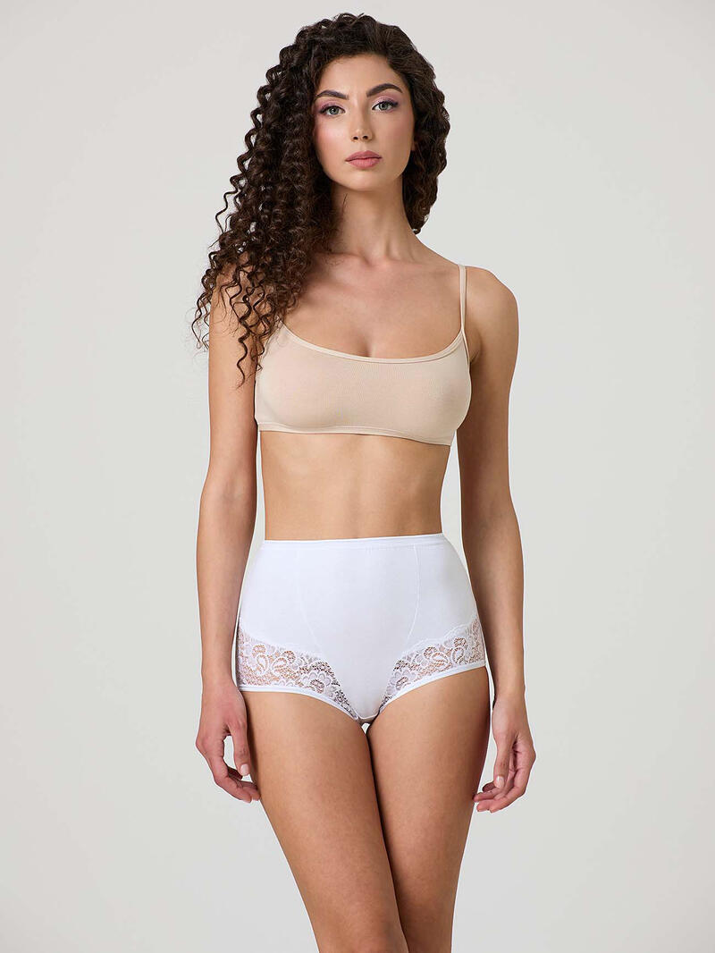 CULOTTA DONNA ELASTICIZZATA IN PIZZO Gruppo Maccarrone Ingrosso Abbilgiamento e Biancheria