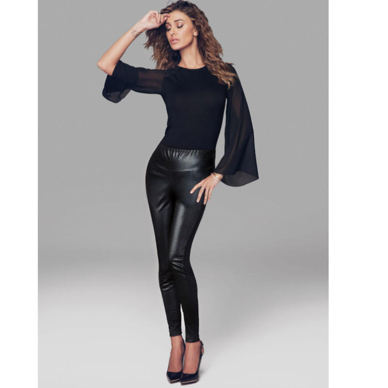 LEGGINGS DONNA EFFETTO PELLE COCCODRILLO - Catalogo Ingrosso Abbigliamento  e Biancheria | Gruppo Maccarrone
