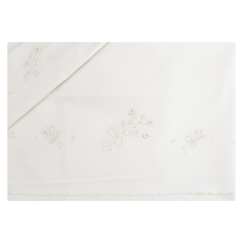 LENZUOLINO CULLA RICAMO A MANO Gruppo Maccarrone Ingrosso Abbilgiamento e Biancheria