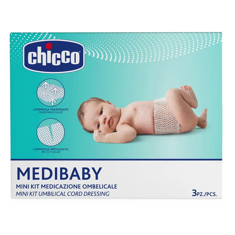MINI KIT MEDICAZIONE MEDIBABY 6 COMPRESSE OMBELICALI Gruppo Maccarrone Ingrosso Abbilgiamento e Biancheria