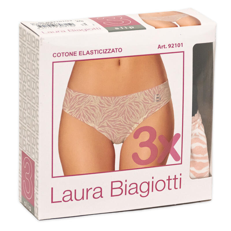 MINISLIP DONNA COTONE ELASTICIZZATO FANTASIA Gruppo Maccarrone Ingrosso Abbilgiamento e Biancheria