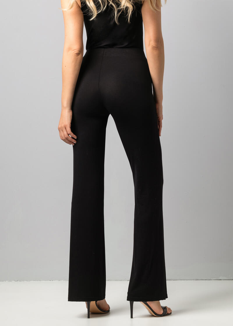 PANTALONE A ZAMPA VISCOSA ELASTICIZZATA Gruppo Maccarrone Ingrosso Abbilgiamento e Biancheria