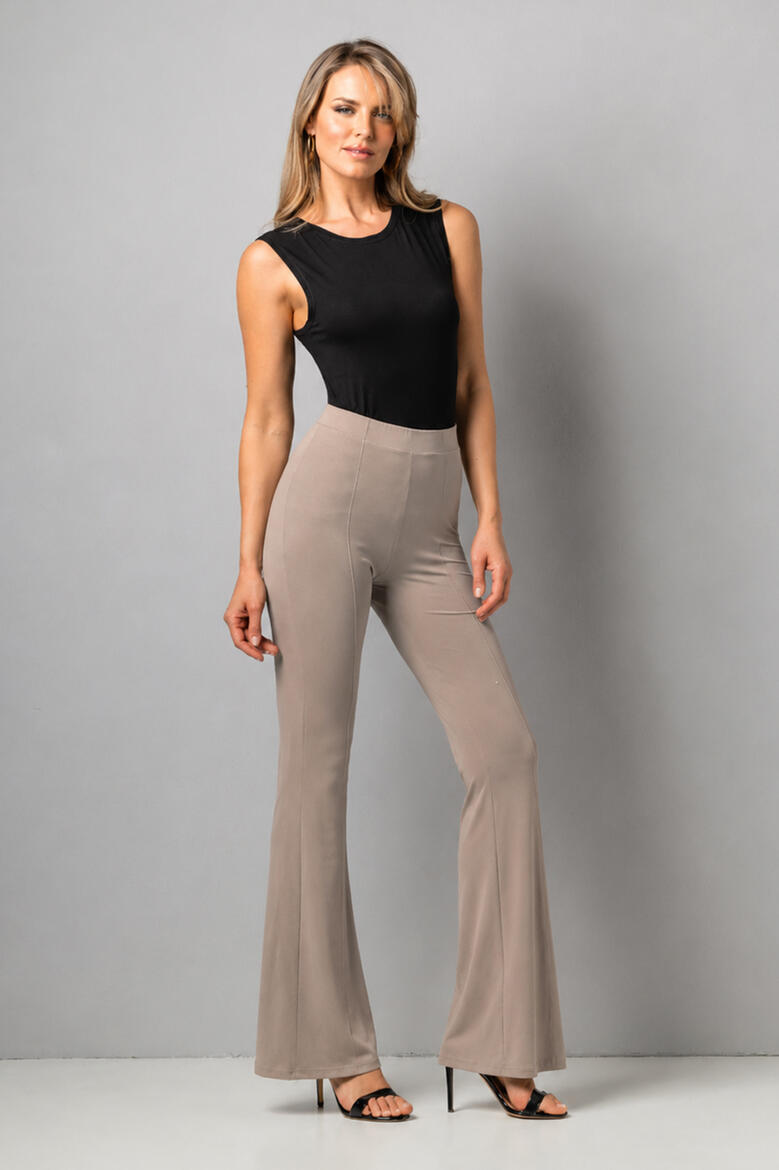 PANTALONE A ZAMPA VISCOSA ELASTICIZZATA Gruppo Maccarrone Ingrosso Abbilgiamento e Biancheria