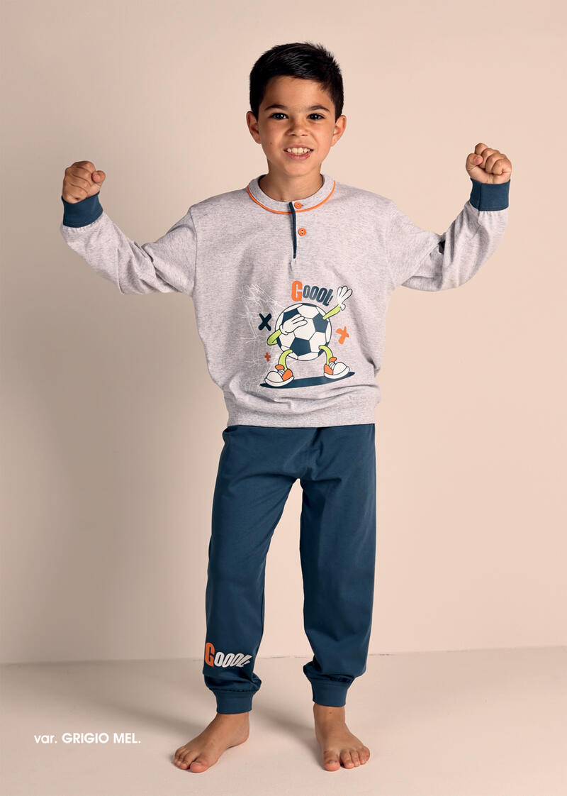 PIGIAMA BIMBO LUNGO JERSEY 3-7 ANNI Gruppo Maccarrone Ingrosso Abbilgiamento e Biancheria