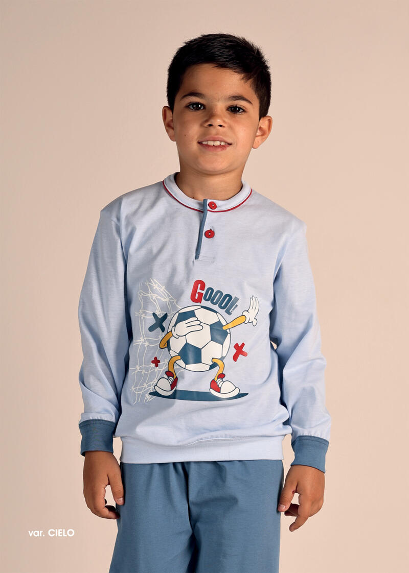 PIGIAMA BIMBO LUNGO JERSEY 3-7 ANNI Gruppo Maccarrone Ingrosso Abbilgiamento e Biancheria