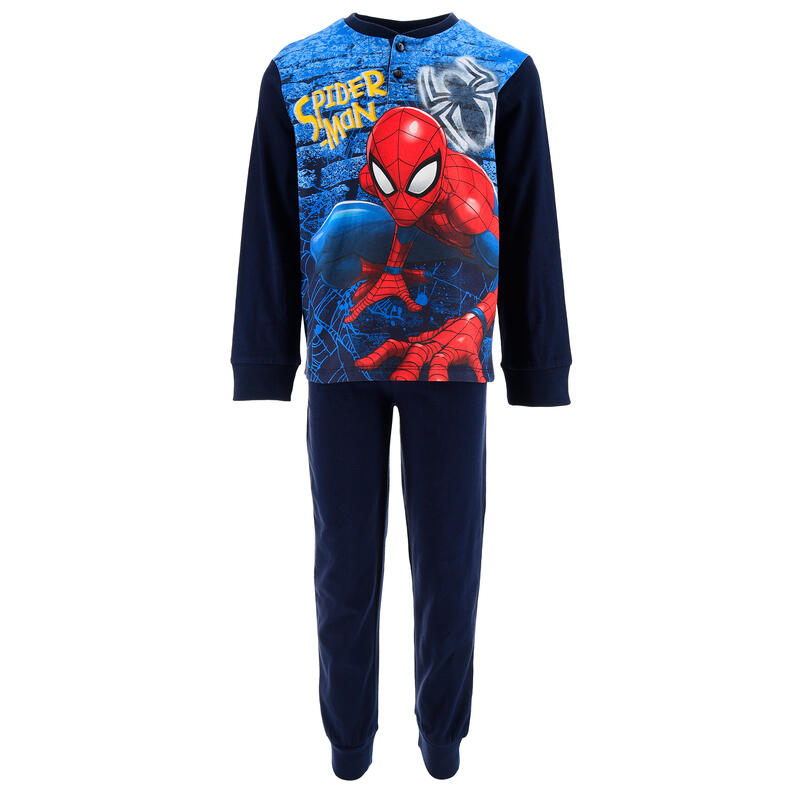 PIGIAMA BIMBO LUNGO JERSEY SPIDERMAN Gruppo Maccarrone Ingrosso Abbilgiamento e Biancheria