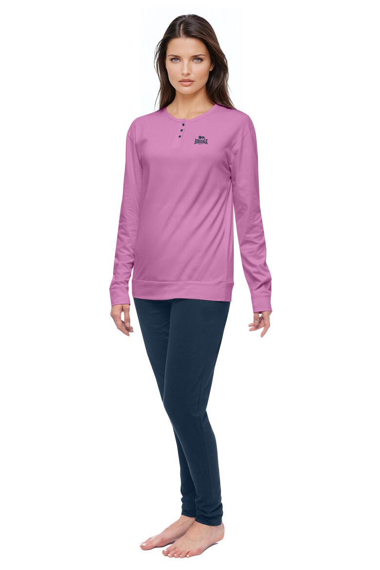 PIGIAMA DONNA LUNGO JERSEY Gruppo Maccarrone Ingrosso Abbilgiamento e Biancheria