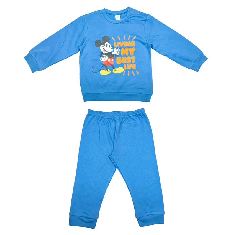 PIGIAMA NEONATO FELPA MICKEY Gruppo Maccarrone Ingrosso Abbilgiamento e Biancheria