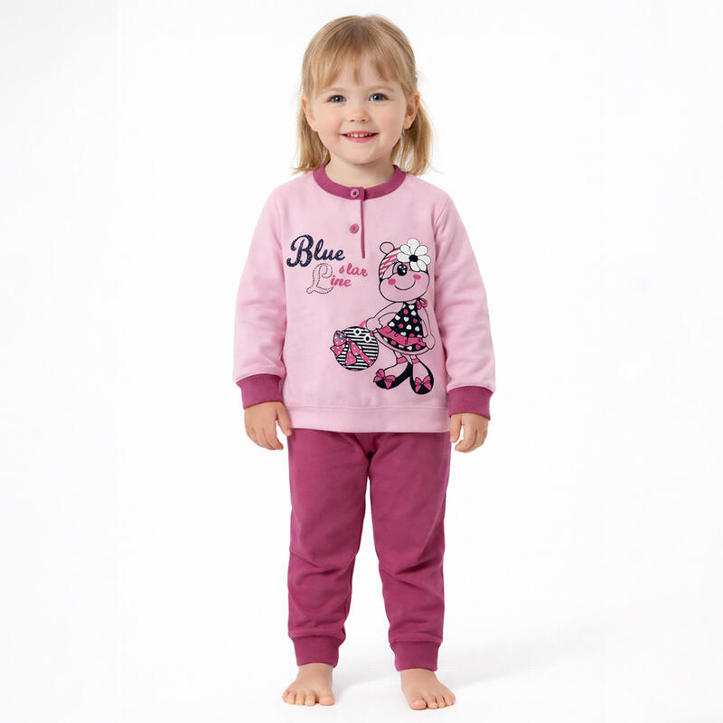 PIGIAMA NEONATO MANICA LUNGA IN COTONE Gruppo Maccarrone Ingrosso Abbilgiamento e Biancheria