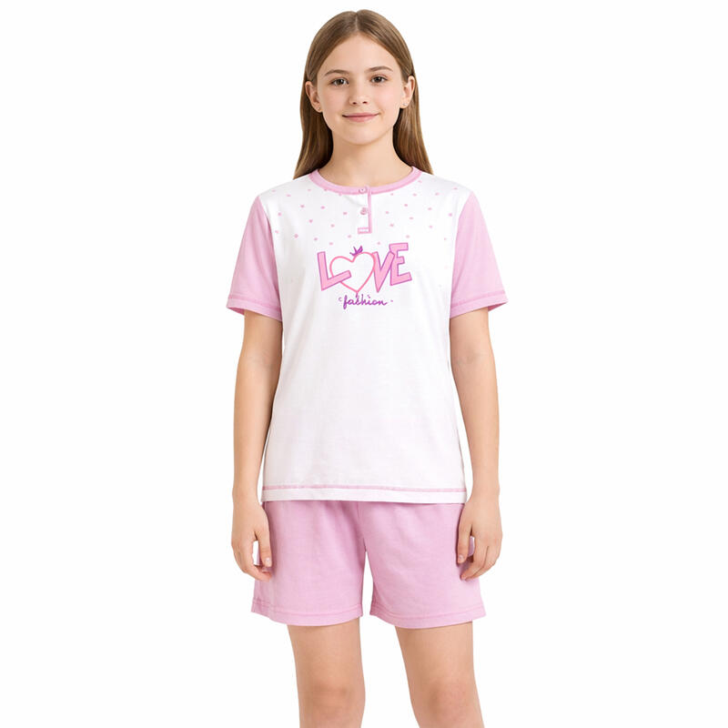 PIGIAMA RAGAZZA 12-16 ANNI CORTO Gruppo Maccarrone Ingrosso Abbilgiamento e Biancheria