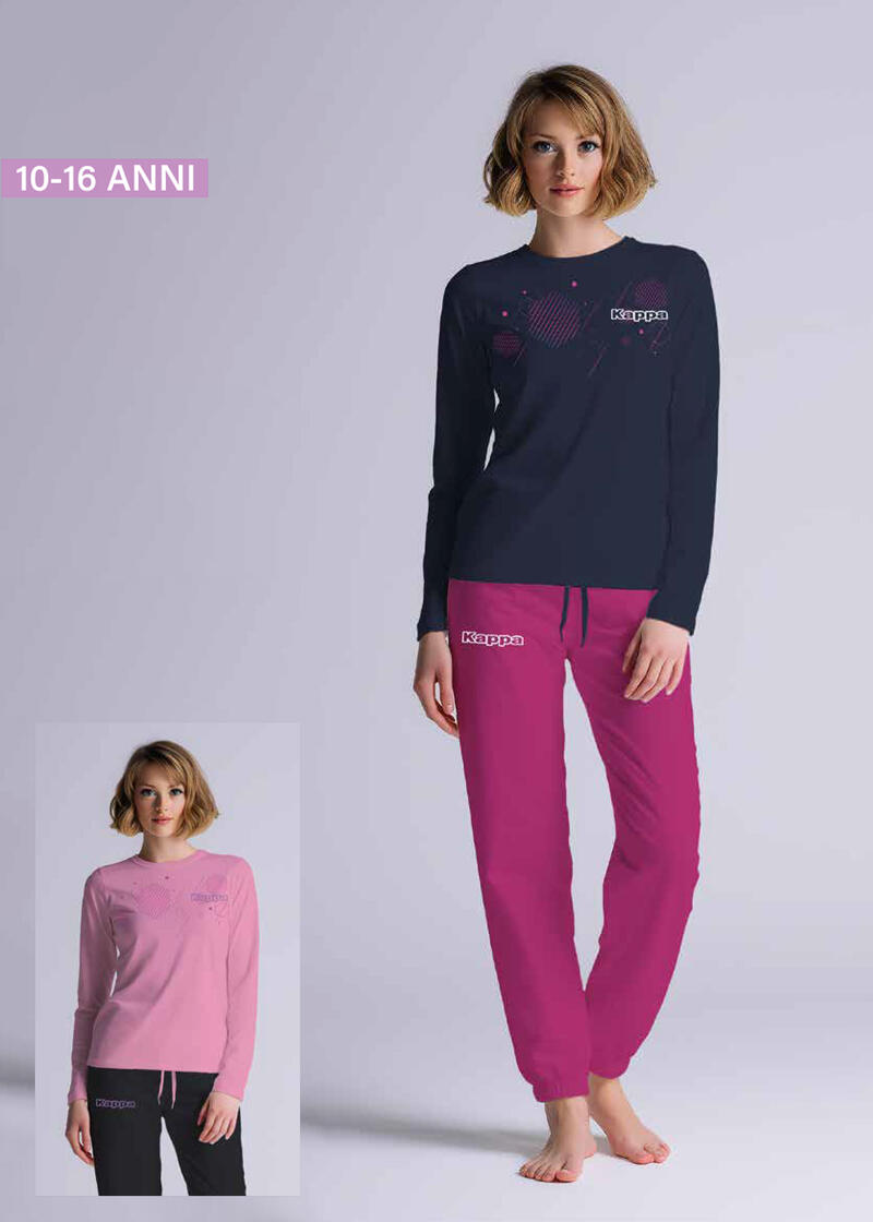 PIGIAMA RAGAZZA JERSEY LUNGO Gruppo Maccarrone Ingrosso Abbilgiamento e Biancheria