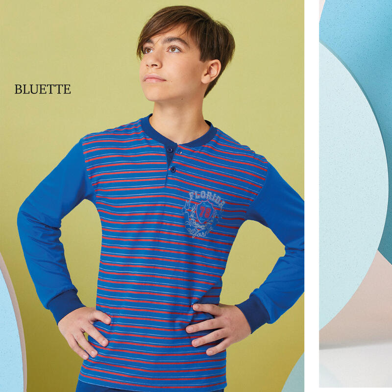 PIGIAMA RAGAZZO LUNGO JERSEY Gruppo Maccarrone Ingrosso Abbilgiamento e Biancheria