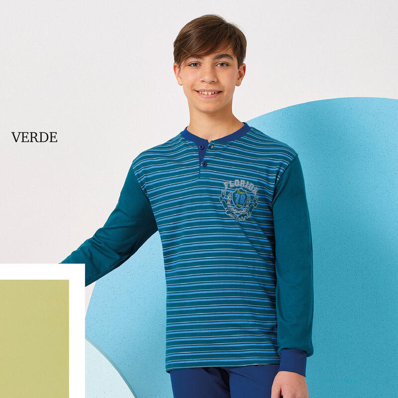 PIGIAMA RAGAZZO LUNGO JERSEY Gruppo Maccarrone Ingrosso Abbilgiamento e Biancheria